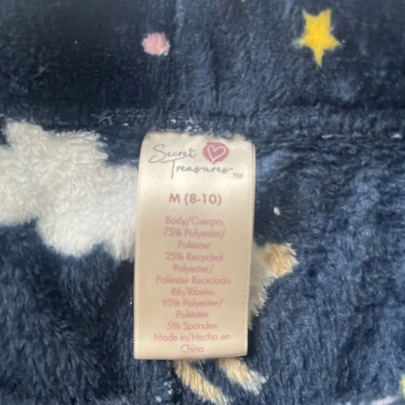 Secret Treasures Women's Pajama  Pants Size 8-10 Soft Comfy Moons Stars Sheep - Picture 6 of 6